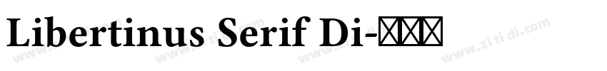 Libertinus Serif Di字体转换 Libertinus Serif Di字体转换